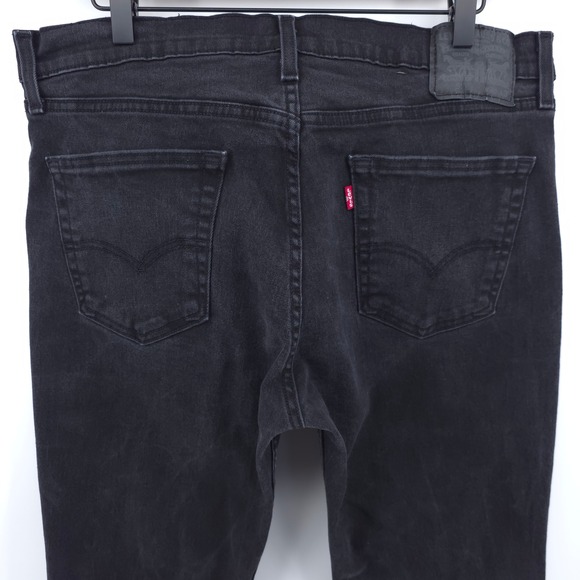 Levi's Mens Jeans 511 Slim Fit 36x32 Black Faded Denim Stretch Casual - Picture 4 of 11